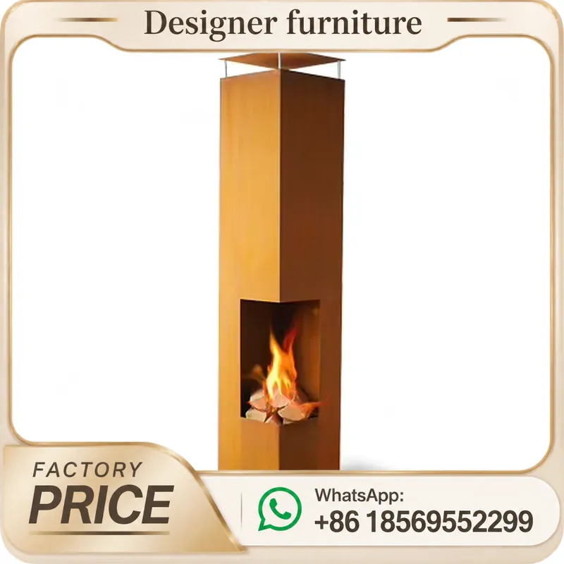 Outdoor Furniture Wooden - Портативная печь на древесных пеллетах с