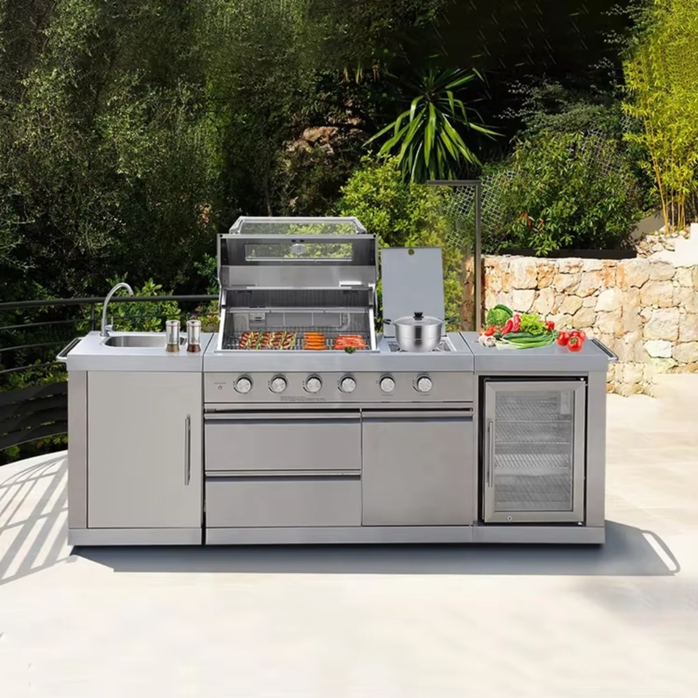 Outdoor Furniture Kitchener - Уличная кухня с навесом, устойчивая к