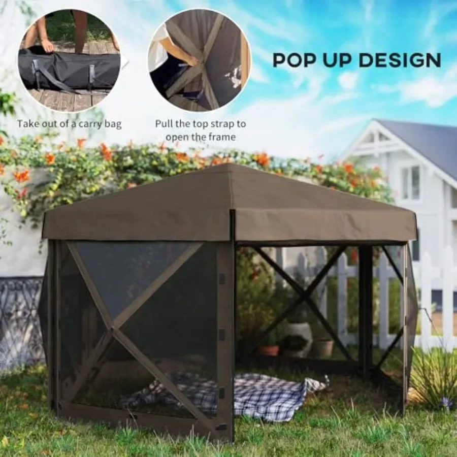 Шестиугольный складной шатер-б – обзор и цена Gazebo Pop Up