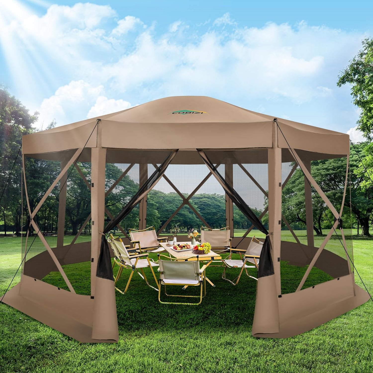 Палатка-шатер 15x15 футов с мо – обзор и цена Gazebo Pop Up