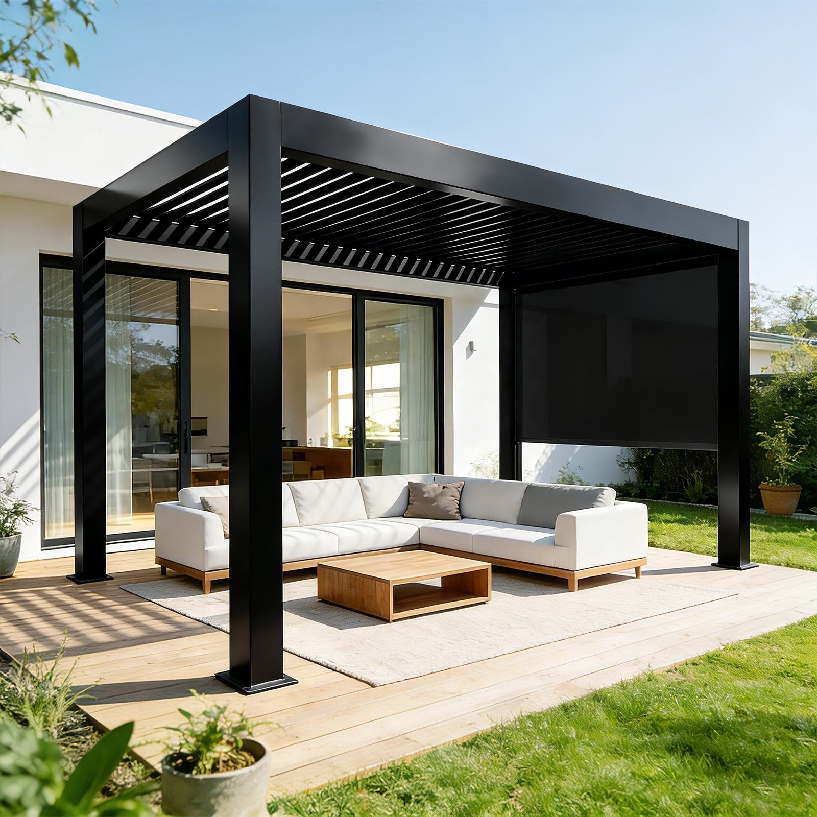 Модная алюминиевая беседка-пер – обзор и цена Outdoor Furniture Ideas