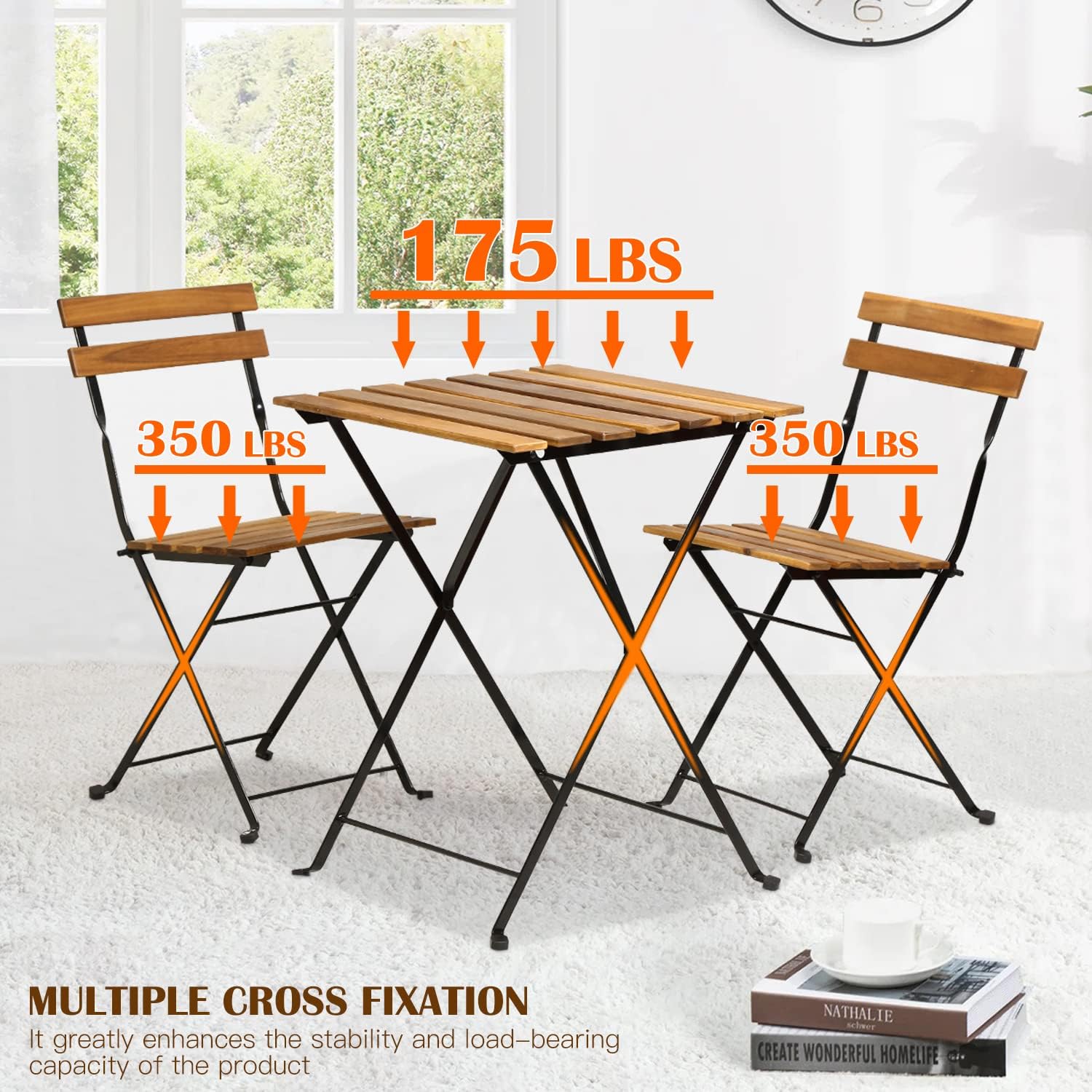 Складной комплект для патио из – обзор и цена Outdoor Furniture Wooden