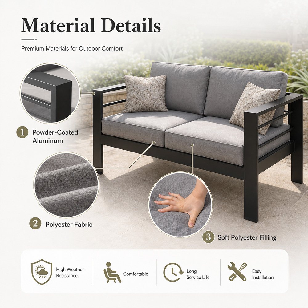 Современный роскошный алюминие – обзор и цена Outdoor Furniture Luxury