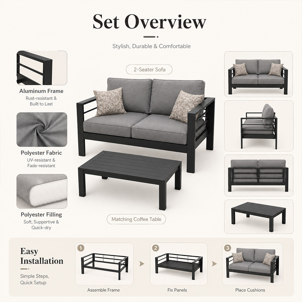 Современный роскошный алюминие – обзор и цена Outdoor Furniture Luxury