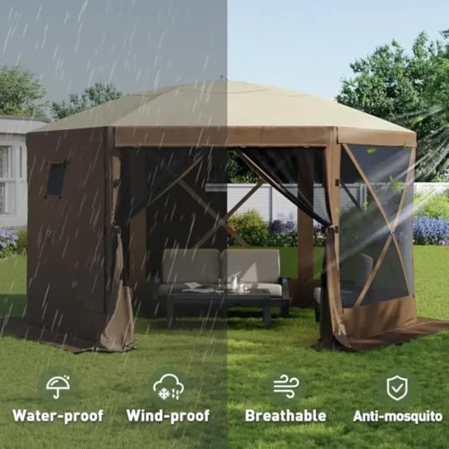 Палатка-шатер Pop-Up 6-сторонн – обзор и цена Gazebo Pop Up