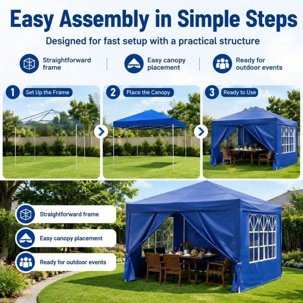 Палатка-шатер 10x10 футов с се – обзор и цена Gazebo Pop Up
